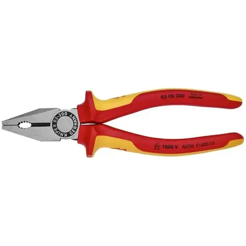 Combination Pliers-1000V, 8", Comfort Grip, ASTM Combination Pliers-1000V, 8", Comfort Grip, ASTM