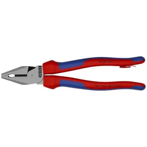 High Leverage Combination Pliers-Tethered Attachment, 9", Comfort Grip High Leverage Combination Pliers-Tethered Attachment, 9", Comfort Grip