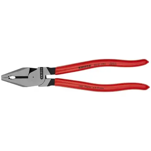 High Leverage Combination Pliers, 9", Plastic High Leverage Combination Pliers, 9", Plastic