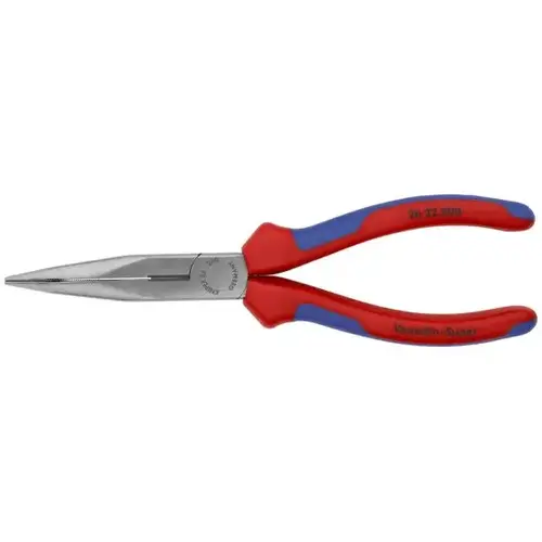 Long Nose 40 degree Angled Pliers with Cutter, 8", Comfort Grip Long Nose 40 degree Angled Pliers with Cutter, 8", Comfort Grip