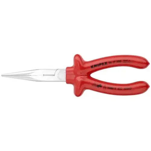 Long Nose Pliers with Cutter-1000V, 8", VDE Long Nose Pliers with Cutter-1000V, 8", VDE
