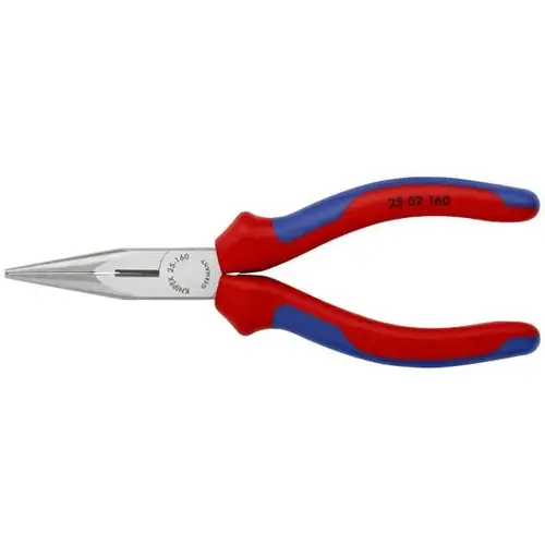 Long Nose Pliers with Cutter, 6.25", Comfort Grip, Polished Long Nose Pliers with Cutter, 6.25", Comfort Grip, Polished