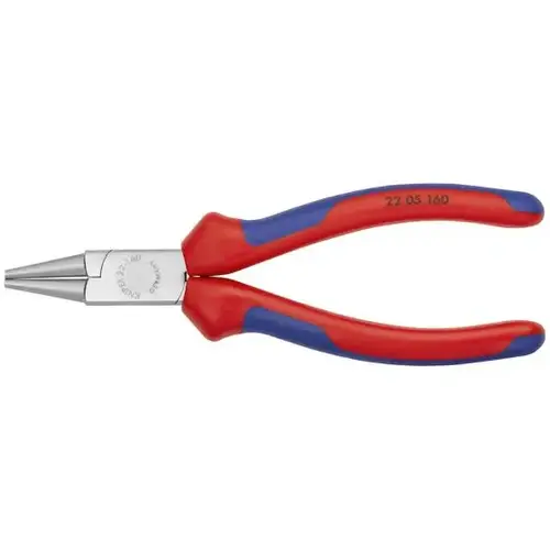 Round Nose Pliers, 6.25", Comfort Grip, Chrome Plated Round Nose Pliers, 6.25", Comfort Grip, Chrome Plated