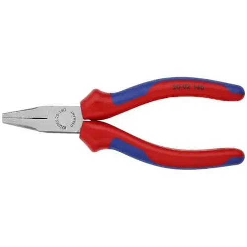 Flat Nose Pliers, 5.5", Comfort Grip, Polished Flat Nose Pliers, 5.5", Comfort Grip, Polished