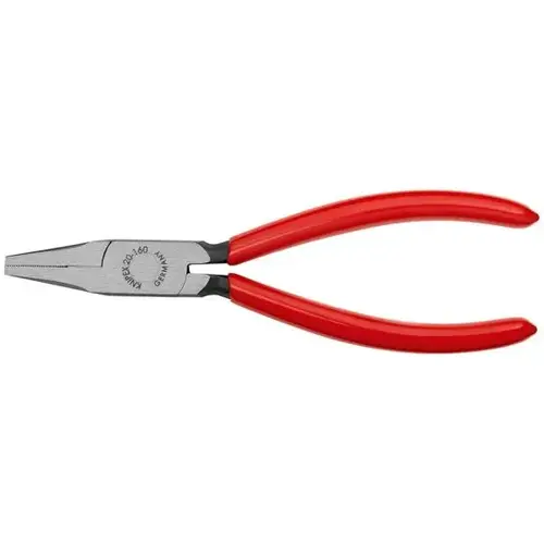 Flat Nose Pliers, 6.25", Non-Slip Plastic Flat Nose Pliers, 6.25", Non-Slip Plastic