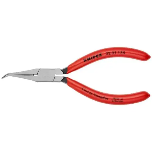 Long Nose Relay Adjusting 40 degree Angled Pliers-Flat Tips, 5.25", Plastic Long Nose Relay Adjusting 40 degree Angled Pliers-Flat Tips, 5.25", Plastic