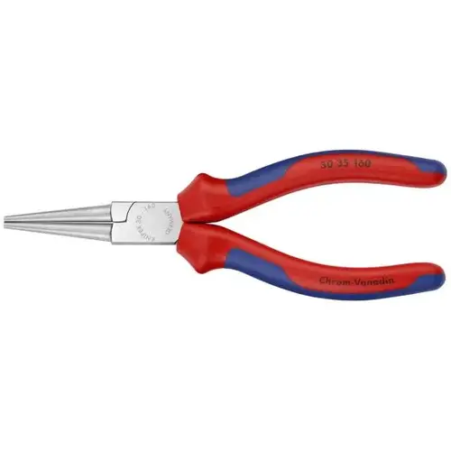 Long Nose Pliers-Round Tips, 6.25", Comfort Grip Long Nose Pliers-Round Tips, 6.25", Comfort Grip