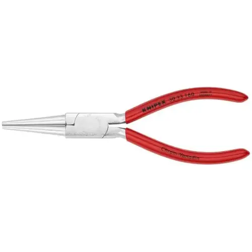Long Nose Pliers-Round Tips, 6.25", Plastic, Chrome Plated Long Nose Pliers-Round Tips, 6.25", Plastic, Chrome Plated