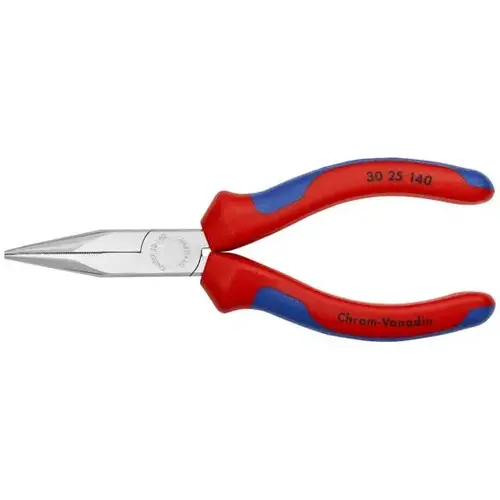 Long Nose Pliers-Half Round Tips, 5.5", Comfort Grip Long Nose Pliers-Half Round Tips, 5.5", Comfort Grip