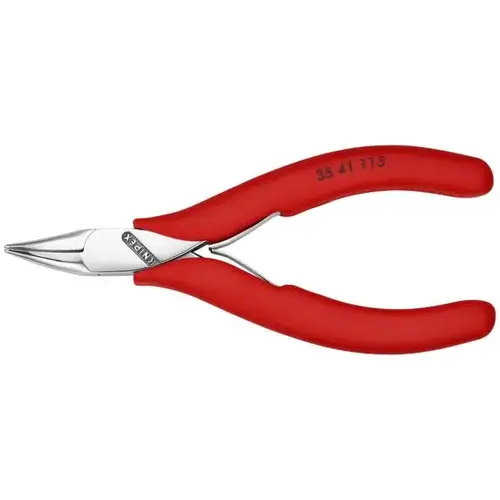 Electronics 45 degree Pliers-Half Round Tips, 4.5", Comfort Grip, Half-round Jaws Electronics 45 degree Pliers-Half Round Tips, 4.5", Comfort Grip, Half-round Jaws