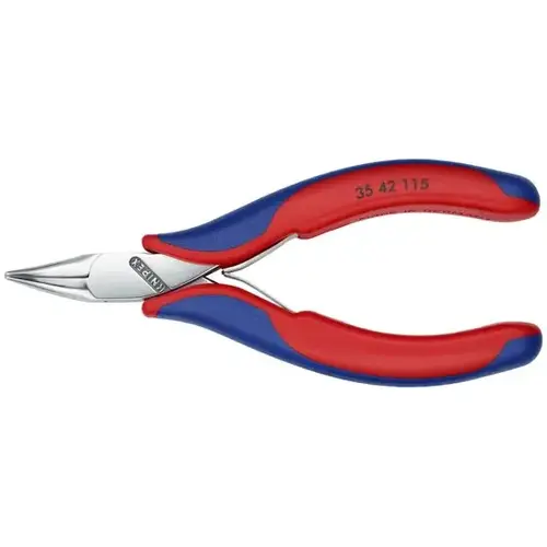 Electronics 45 degree Pliers-Half Round Tips, 4.5", Comfort Grip, Half-round Jaws Electronics 45 degree Pliers-Half Round Tips, 4.5", Comfort Grip, Half-round Jaws