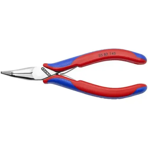 Electronics 45 degree Pliers-Half Round Tips, 5.75", Comfort Grip, Half-round Jaws Electronics 45 degree Pliers-Half Round Tips, 5.75", Comfort Grip, Half-round Jaws