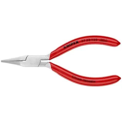 Electronics Gripping Pliers, 5", Plastic, Flat Concave Pointed Jaw Electronics Gripping Pliers, 5", Plastic, Flat Concave Pointed Jaw