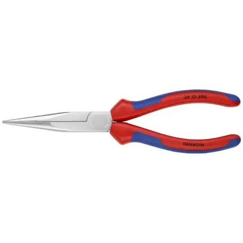 Long Nose Pliers without Cutter, 8", Comfort Grip Long Nose Pliers without Cutter, 8", Comfort Grip