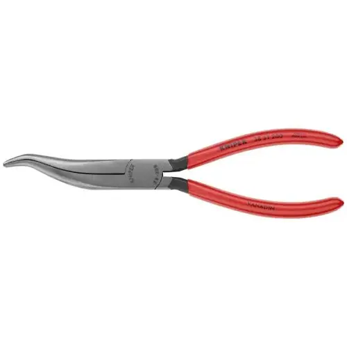 Long Nose Pliers without Cutter-S Shape, 8", Plastic Long Nose Pliers without Cutter-S Shape, 8", Plastic