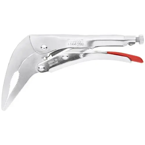 Long Nose Grip Pliers, 8", Bare Handles Long Nose Grip Pliers, 8", Bare Handles
