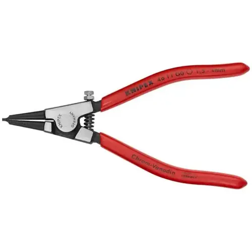 Circlip Pliers for Grip Rings-Adj Screw, 5.5", Non-slip plastic, 1/32" Tips Circlip Pliers for Grip Rings-Adj Screw, 5.5", Non-slip plastic, 1/32" Tips