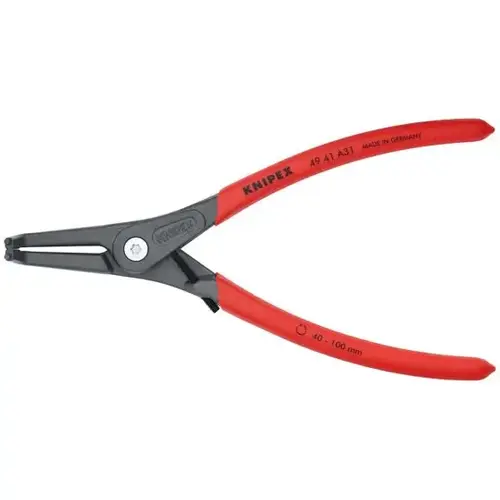 Ext 90 degree Precision Snap Ring Pliers-Limiter, 8 1/4", Non-slip plastic, 3/32" Tips Ext 90 degree Precision Snap Ring Pliers-Limiter, 8 1/4", Non-slip plastic, 3/32" Tips