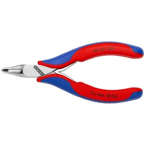 Electr End Cutting Nippers, 4.75", Comfort Grip, Semi-flush Sml Bevel Cut, 65 degree Electr End Cutting Nippers, 4.75", Comfort Grip, Semi-flush Sml Bevel Cut, 65 degree