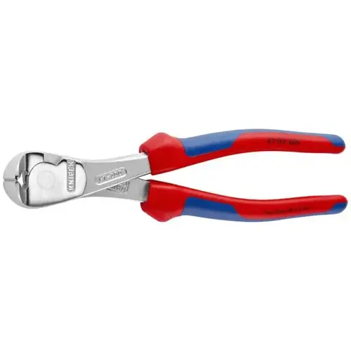High Leverage End Cutting Nippers, 8", Comfort Grip, Chrome Plated High Leverage End Cutting Nippers, 8", Comfort Grip, Chrome Plated