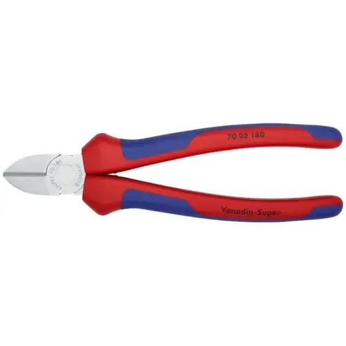 Diagonal Cutters, 7.25", Comfort Grip, Chrome Plated Diagonal Cutters, 7.25", Comfort Grip, Chrome Plated