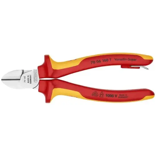 Diagonal Cutters-1000V Insulated-Tethered Attachment, 6.25" Diagonal Cutters-1000V Insulated-Tethered Attachment, 6.25"