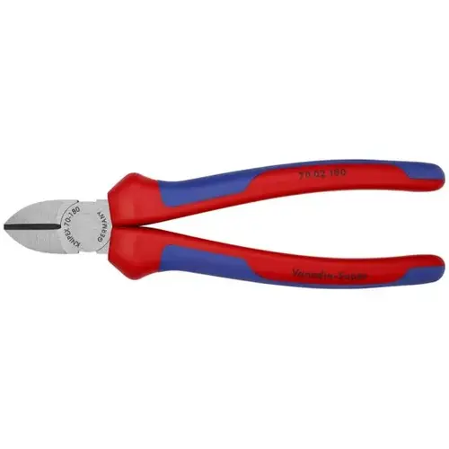 Diagonal Cutters, 7.25", Comfort Grip, Polished Diagonal Cutters, 7.25", Comfort Grip, Polished