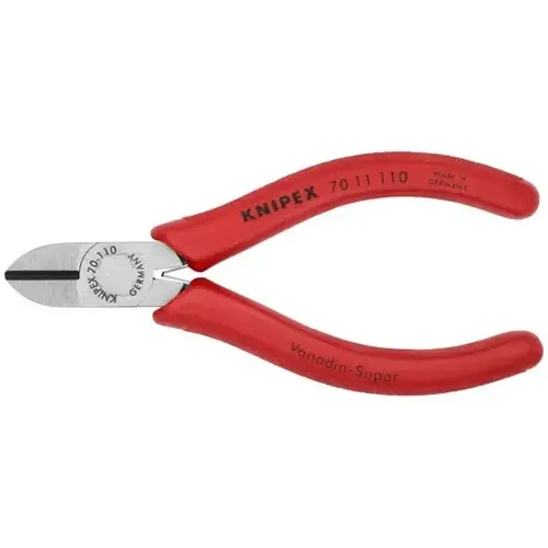Diagonal Cutters, 4.75", Plastic Coating, Spring Loaded Diagonal Cutters, 4.75", Plastic Coating, Spring Loaded
