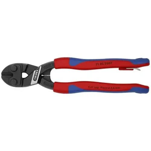 CoBolt High Leverage Compact Bolt Cutters-Tethered, 8", Slim Comfort Grip CoBolt High Leverage Compact Bolt Cutters-Tethered, 8", Slim Comfort Grip