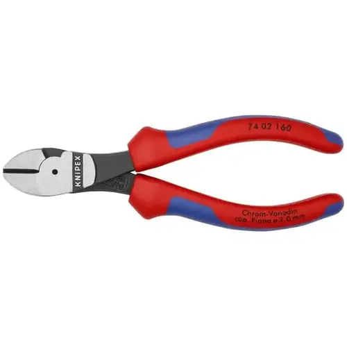 High Leverage Diagonal Cutters, 6.25", Comfort Grip, Polished High Leverage Diagonal Cutters, 6.25", Comfort Grip, Polished