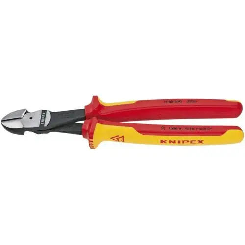 High Leverage Diagonal Cutters-1000V, 10", Comfort Grip, ASTM, Bulk High Leverage Diagonal Cutters-1000V, 10", Comfort Grip, ASTM, Bulk