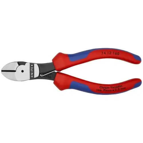 High Leverage Diagonal Cutters-Spring, 6.25", Comfort Grip High Leverage Diagonal Cutters-Spring, 6.25", Comfort Grip