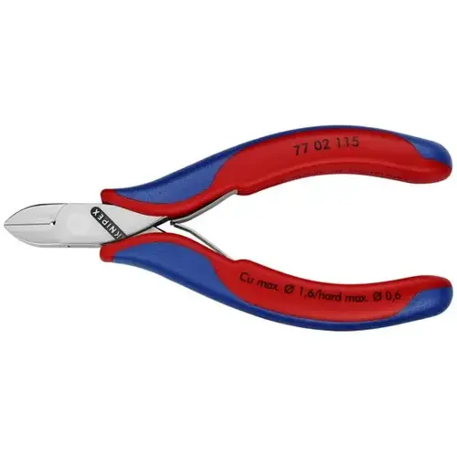 Electronics Diagonal Cutters, 4.5", Comfort Grip, Semi-flush Small Bevel Cut Electronics Diagonal Cutters, 4.5", Comfort Grip, Semi-flush Small Bevel Cut
