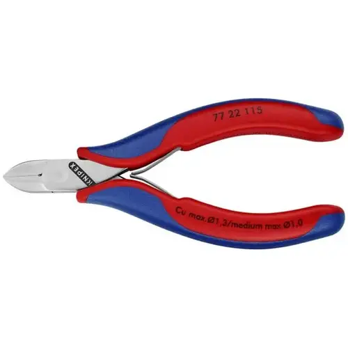 Electronics Diagonal Cutters, 4.5", Comfort Grip, Flush Cut Electronics Diagonal Cutters, 4.5", Comfort Grip, Flush Cut