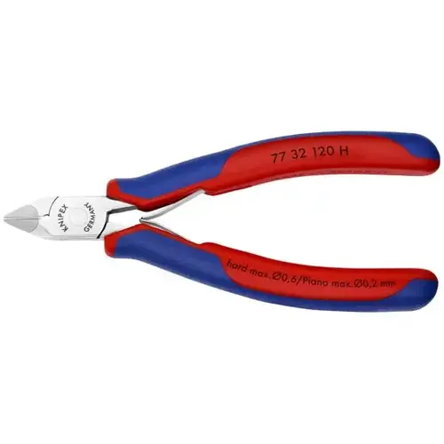 Electr Diag Carbide Cutting Edges, 4.75", ComfortGrip, SemiFlush Small Bevel Cut Electr Diag Carbide Cutting Edges, 4.75", ComfortGrip, SemiFlush Small Bevel Cut