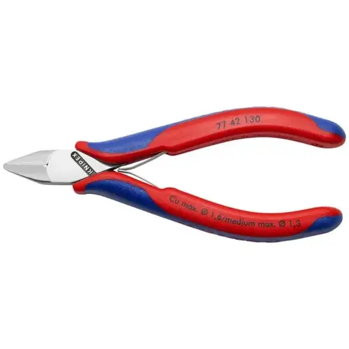 Electronics Diagonal Cutters, 5.25", Comfort Grip, Flush Cut Electronics Diagonal Cutters, 5.25", Comfort Grip, Flush Cut
