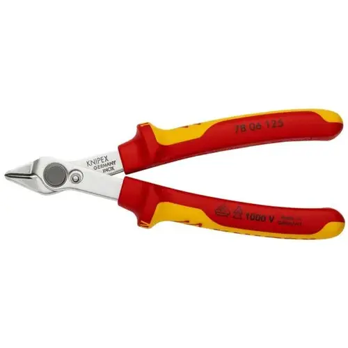 Electronics Super Knips - 1000V, 5", Comfort Grip, VDE, Flush Cut Electronics Super Knips - 1000V, 5", Comfort Grip, VDE, Flush Cut