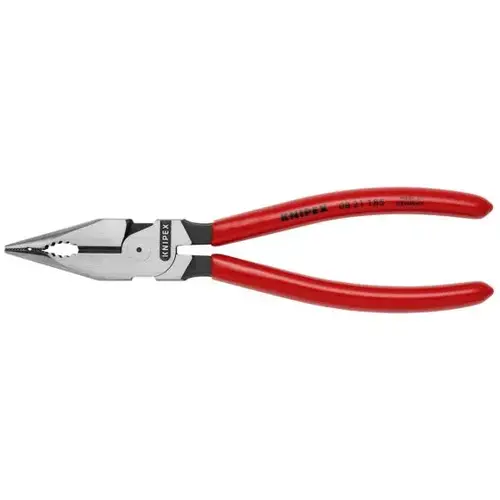 Needle-Nose Combination Pliers, 7.25", Plastic, Bulk Needle-Nose Combination Pliers, 7.25", Plastic, Bulk