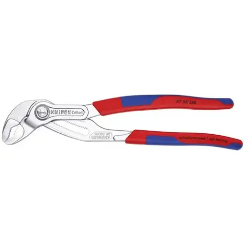 Cobra Water Pump Pliers, 10", Comfort Grip Cobra Water Pump Pliers, 10", Comfort Grip
