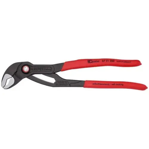 Cobra QuickSet Water Pump Pliers, 10", Non-Slip Plastic Cobra QuickSet Water Pump Pliers, 10", Non-Slip Plastic
