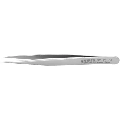 PremiumStainlessSteelGrippingTweezers-Needle-Point, 3.5", 0.09 mm TT, 0.15 mm TW PremiumStainlessSteelGrippingTweezers-Needle-Point, 3.5", 0.09 mm TT, 0.15 mm TW