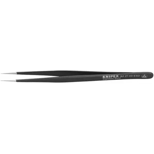 StainlessSteelGrippingTweezers-Needle-Point-ESD, 5.5", 0.20 mm TT, 0.30 mm TW StainlessSteelGrippingTweezers-Needle-Point-ESD, 5.5", 0.20 mm TT, 0.30 mm TW
