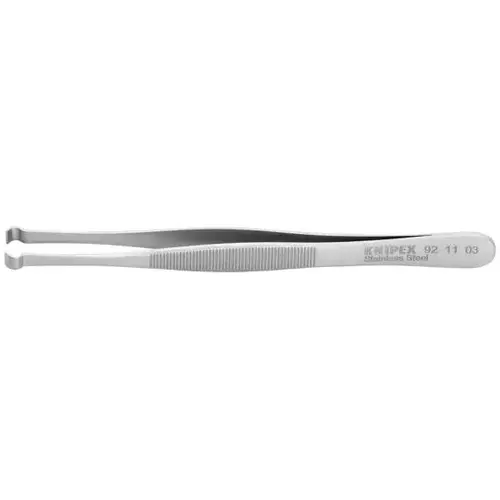 Stainless Steel Positioning Tweezers, 4.75", 2.50 mm TT, 4.00 mm TW Stainless Steel Positioning Tweezers, 4.75", 2.50 mm TT, 4.00 mm TW