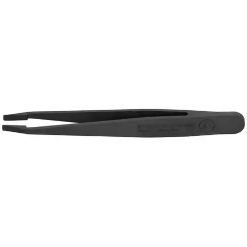 Plastic Gripping Tweezers-Blunt Tips-ESD, 4.5", 0.12 mm TT, 3.30 mm TW Plastic Gripping Tweezers-Blunt Tips-ESD, 4.5", 0.12 mm TT, 3.30 mm TW