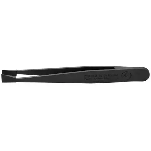 Plastic Gripping Tweezers-Blunt Tips-ESD, 4.5", 0.12 mm TT, 7.70 mm TW Plastic Gripping Tweezers-Blunt Tips-ESD, 4.5", 0.12 mm TT, 7.70 mm TW