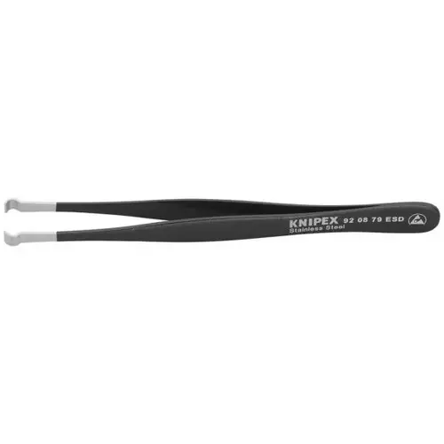Stainless Steel Positioning Tweezers-ESD, 4.75", 2.50 mm TT, 4.00 mm TW Stainless Steel Positioning Tweezers-ESD, 4.75", 2.50 mm TT, 4.00 mm TW