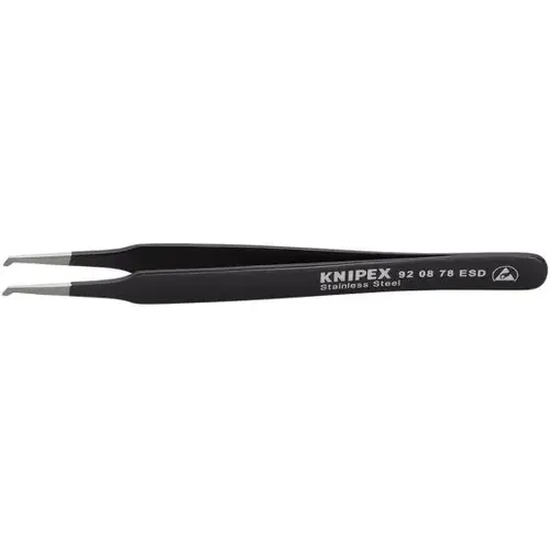 Stainless Steel Positioning Tweezers-ESD-SMD, 4.75", 0.50 mm TT, 2.50 mm TW Stainless Steel Positioning Tweezers-ESD-SMD, 4.75", 0.50 mm TT, 2.50 mm TW