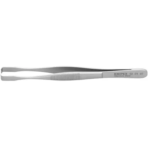 Stainless Steel Positioning Tweezers-90 degree Angled, 5.75", 3.50 mm TT, 5.80 mm TW Stainless Steel Positioning Tweezers-90 degree Angled, 5.75", 3.50 mm TT, 5.80 mm TW