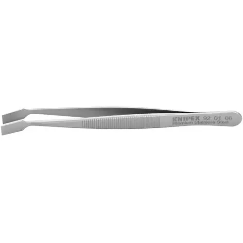 PremiumStainlessSteel Gripping Tweezers-30 degree-Blunt Tips, 4", 0.17mm TT, 6.00mm TW PremiumStainlessSteel Gripping Tweezers-30 degree-Blunt Tips, 4", 0.17mm TT, 6.00mm TW