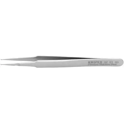 Premium Stainless Steel Positioning Tweezers-SMD, 4.75", 0.30 mm TT, 1.50 mm TW Premium Stainless Steel Positioning Tweezers-SMD, 4.75", 0.30 mm TT, 1.50 mm TW